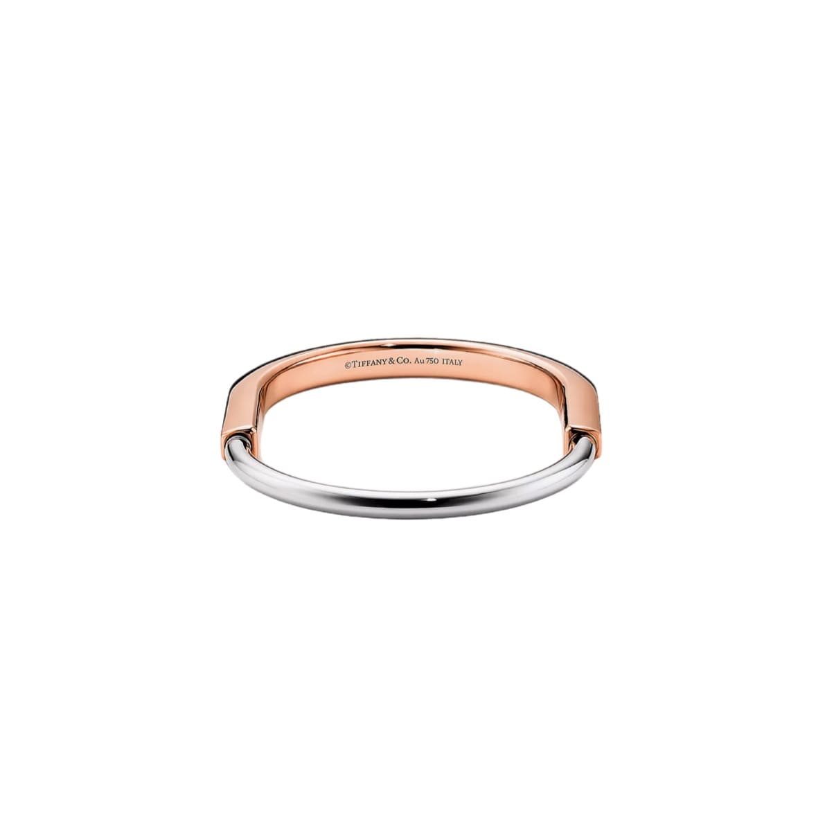 PULSERA LOCK ROSEGOLD-SILVER