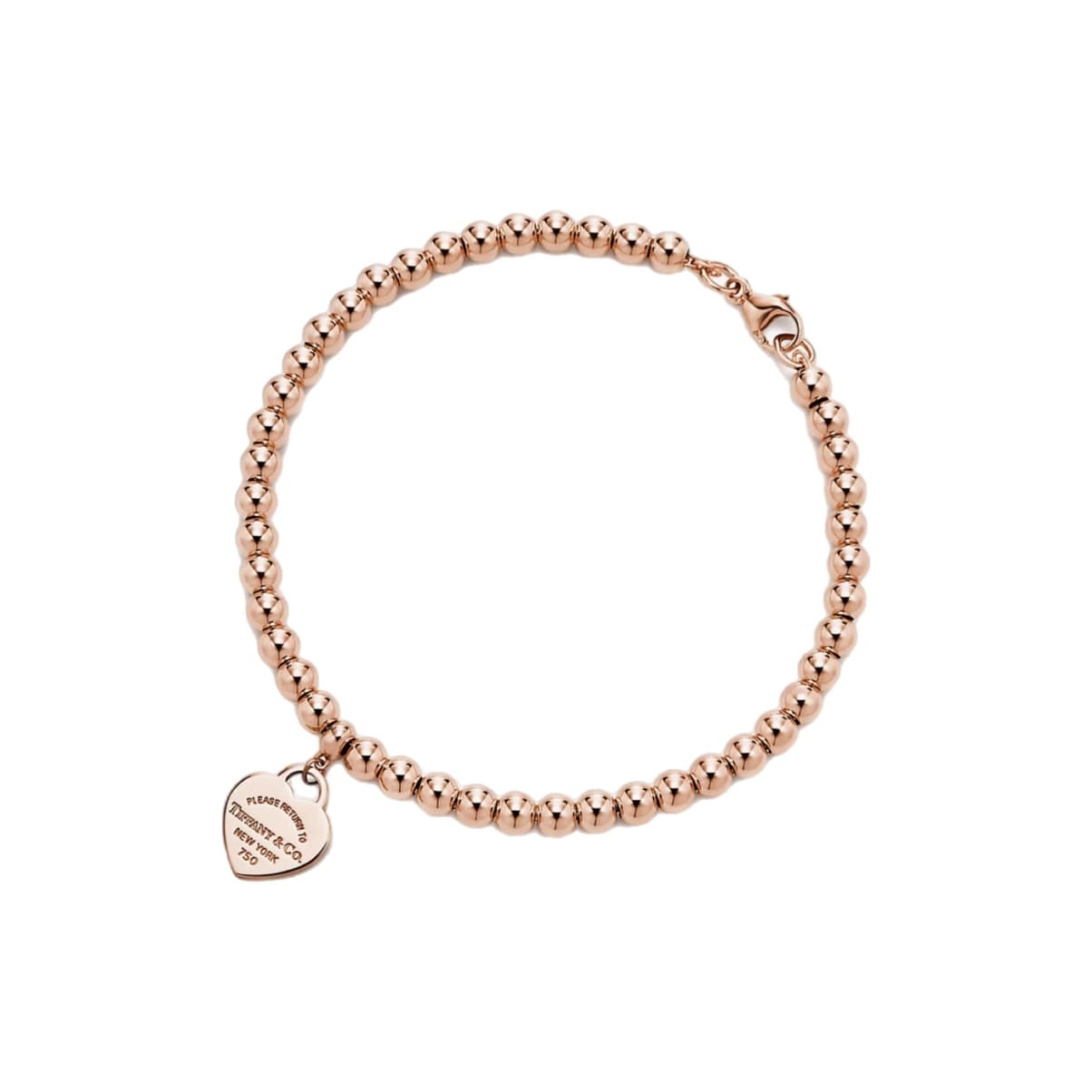 PULSERA DE CUENTAS ROSE GOLD